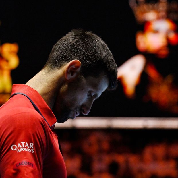 Novak Djokovic durante la edición 2025 del Six Kings Slam